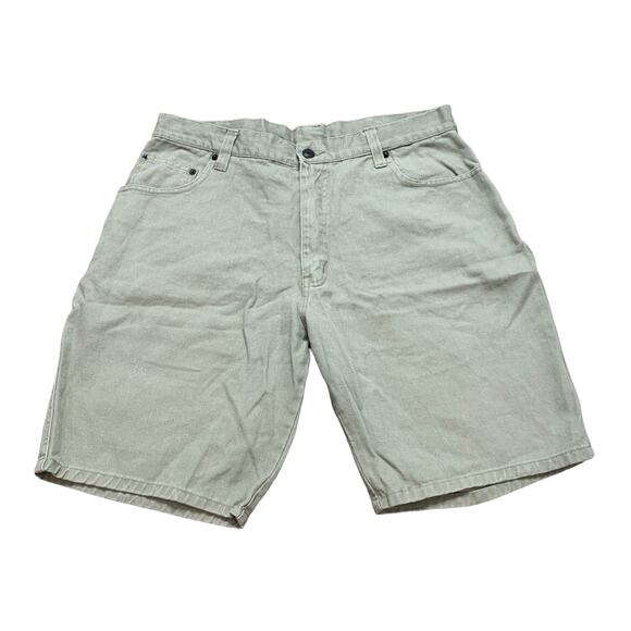 Bugle Boy Khaki Vintage Mens Shorts Size 36 - Picture 1 of 5